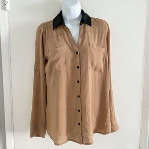 Express The Portofino Shirt Button Up Collared Top Size M